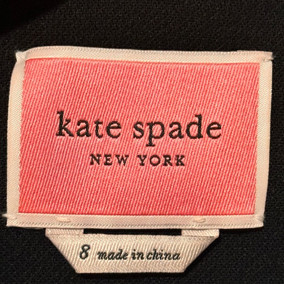 Kate Spadw black trench in size 8 - Picture 3 of 5